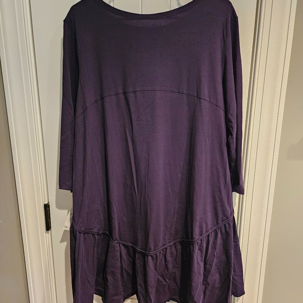 Elegantees Tiered Tunic, Size XL